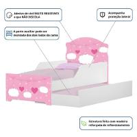 Bicama Mini Snap Nuvens Meninas Com Colchões