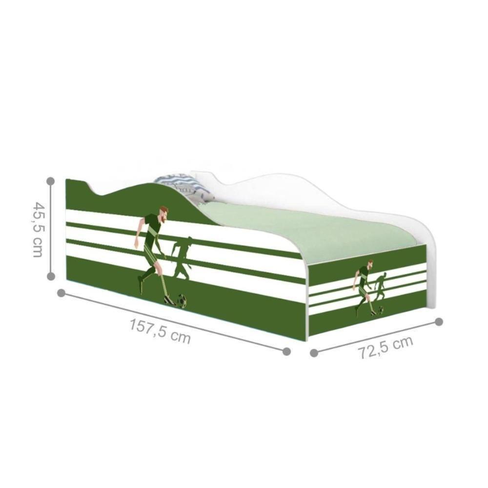 Mini Cama Joy Jogador De Futebol Com Colchão - 2