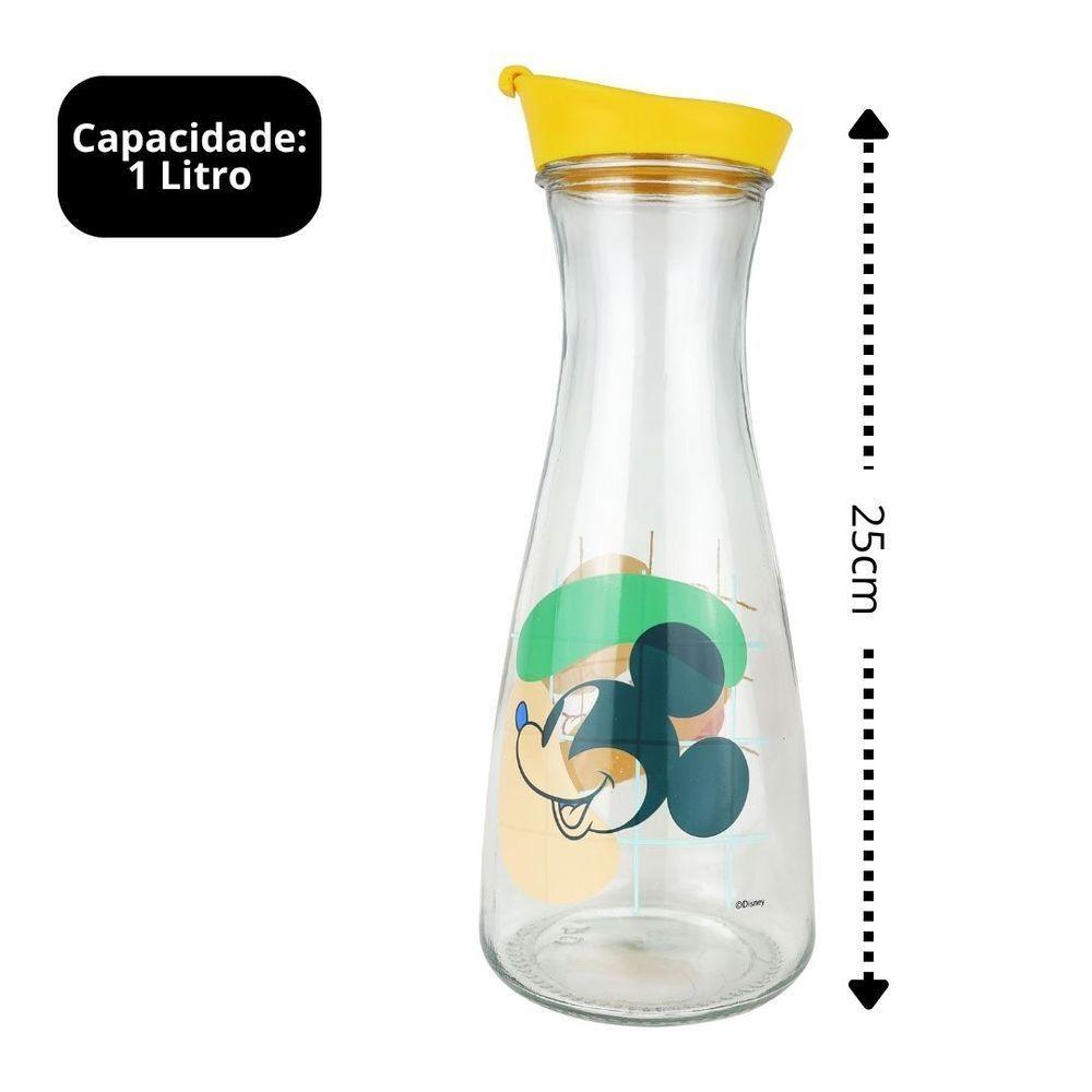 Garrafa De Vidro Style Mickey E Minnie Disney 1 Litro - Tuut - 6