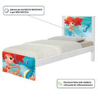 Bi Cama Juvenil Zap Sereia Ruiva Com Colchões - 2