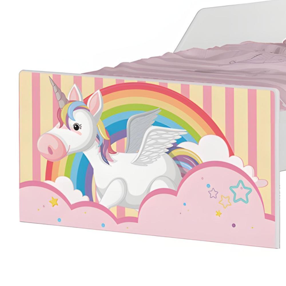Cama Infantil Tick Unicórnio Meigo Com Colchão - 5