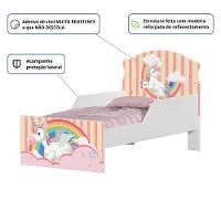 Cama Infantil Tick Unicórnio Meigo Com Colchão - 2