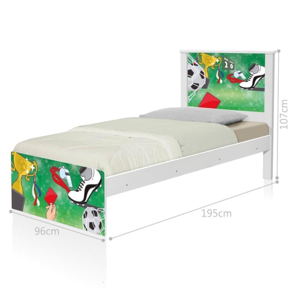 Bi Cama Juvenil Zap Futebol Placar Com Colchões - 3