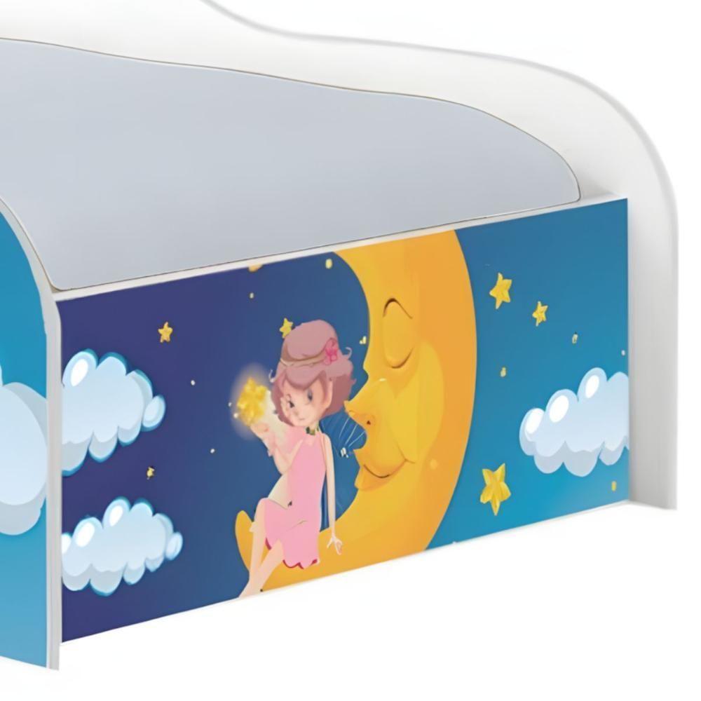 Cama Carro Solteiro Joy Fadinha Encantada Solteiro Com Colchão - 5