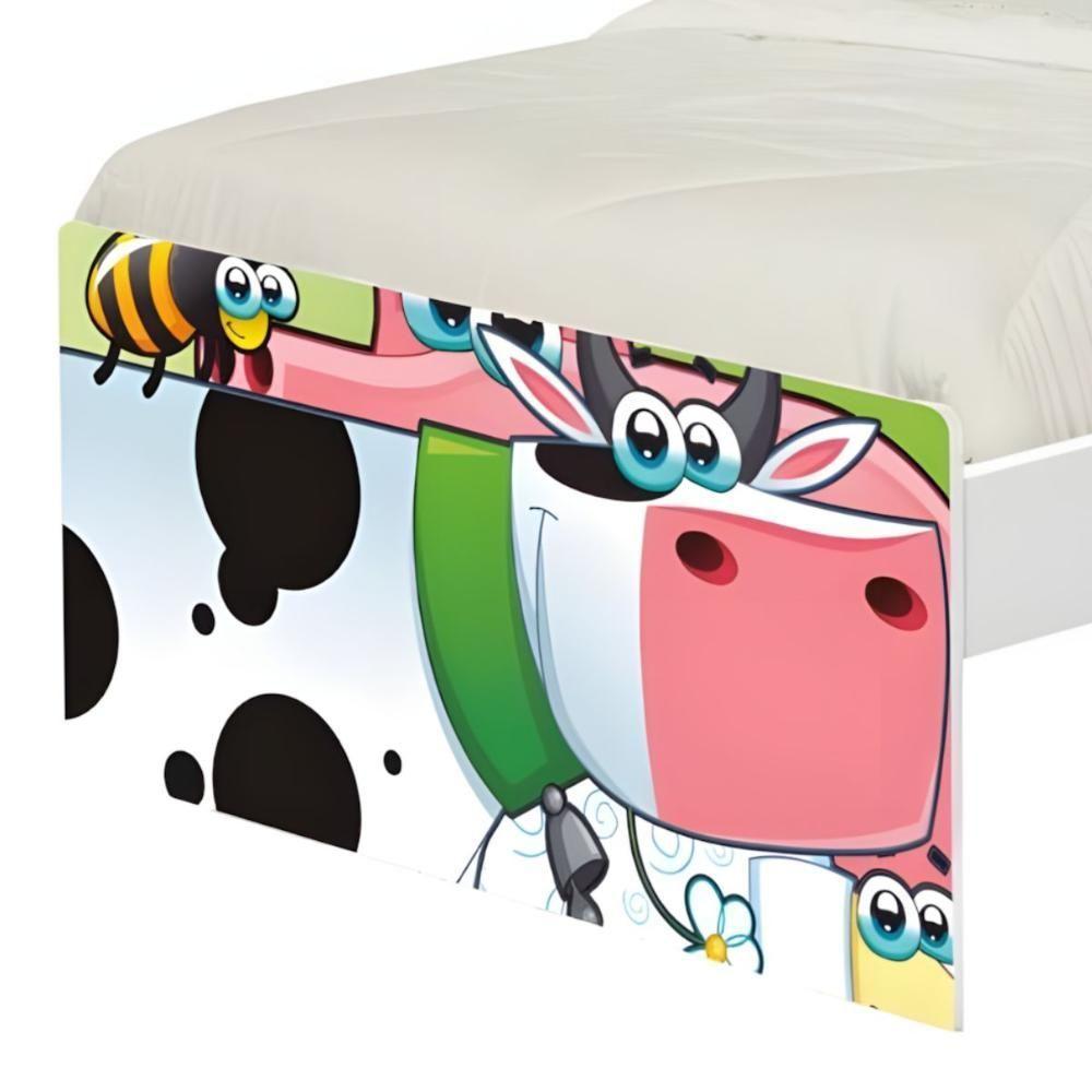 Cama Juvenil Zap Com Cabeceira Fazendinha Feliz - 4