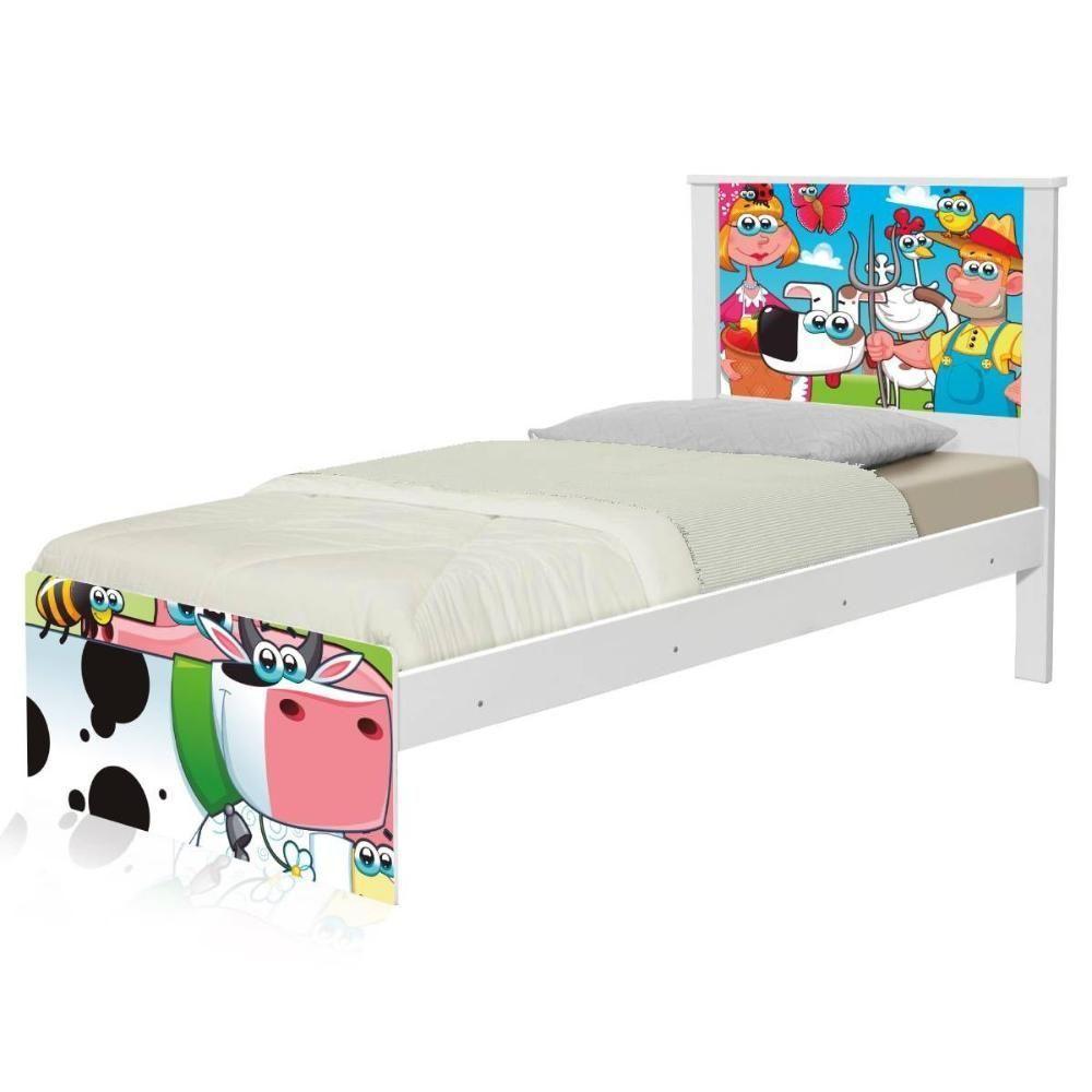 Cama Juvenil Zap Com Cabeceira Fazendinha Feliz - 6