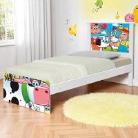 Cama Juvenil Zap Com Cabeceira Fazendinha Feliz - 1