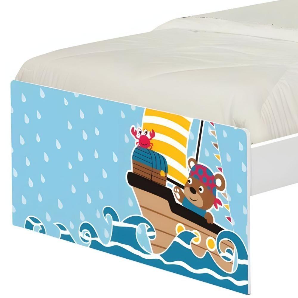 Cama Juvenil Zap Com Cabeceira Ursinho Pirata - 4