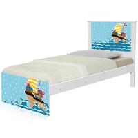 Cama Juvenil Zap Com Cabeceira Ursinho Pirata - 6