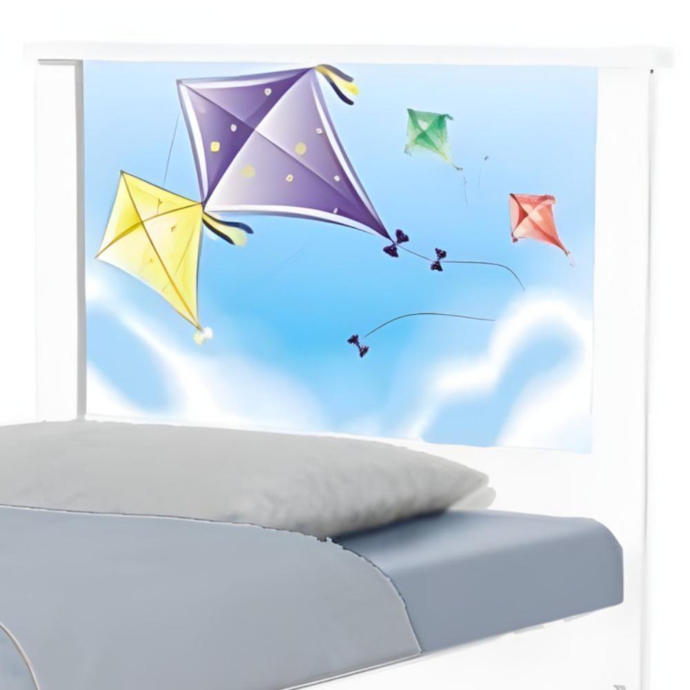 Bi Cama Juvenil Zap Com Cabeceira Pipas - 5