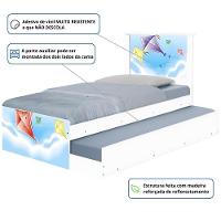 Bi Cama Juvenil Zap Com Cabeceira Pipas - 3
