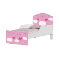 Cama Infantil Tick Nuvens Meninas Com Colchão - 2