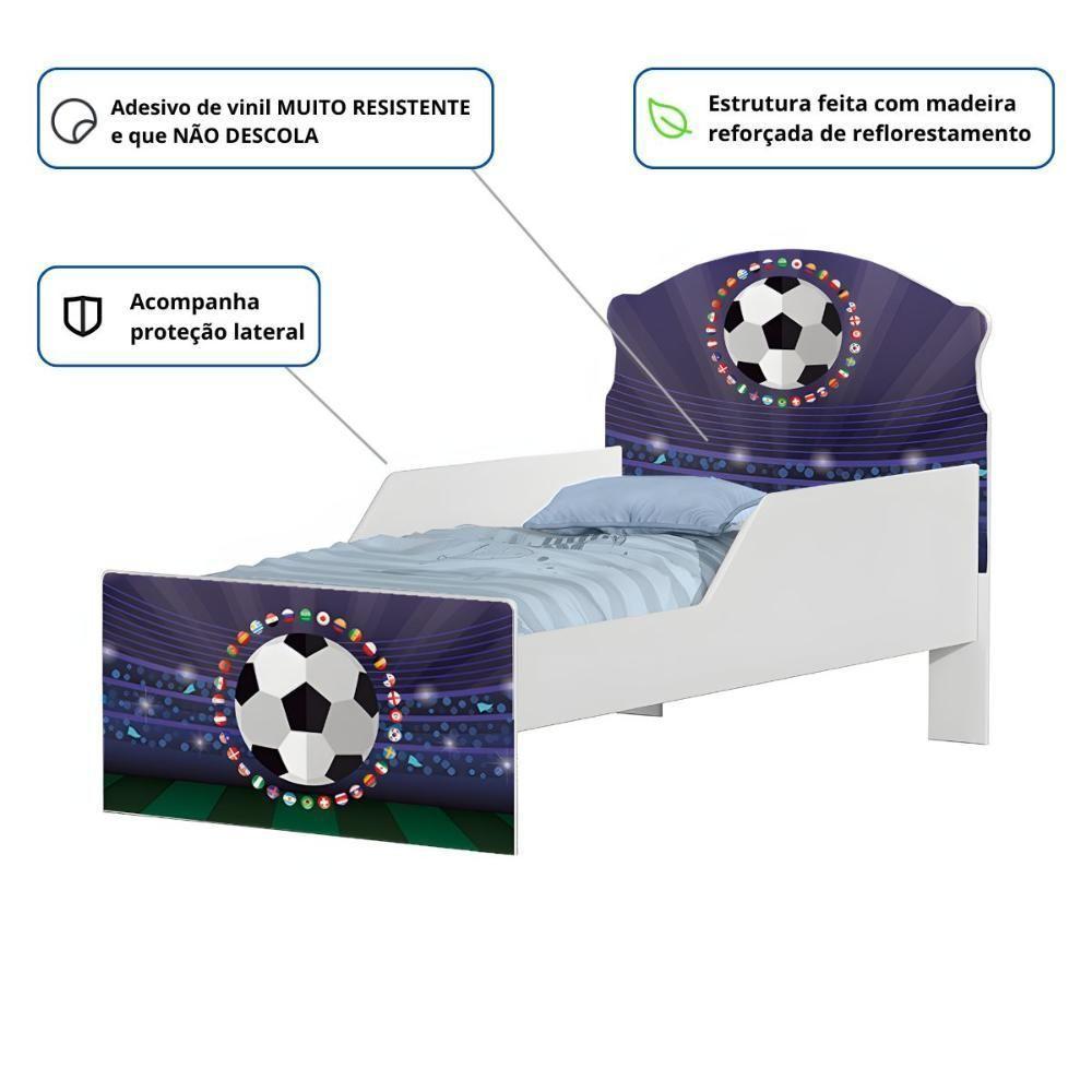 Cama Infantil Tick Futebol Mundial - 3