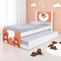 Bi Cama Juvenil Zap Com Cabeceira Ursinhos De Pelúcia - 1