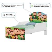 Cama Infantil Tick Macacos Com Colchão - 2