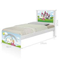 Bi Cama Juvenil Zap Princesa Encantada Com Colchões - 3