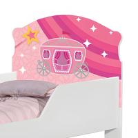 Cama Infantil Tick Carruagem E Castelo Com Colchão