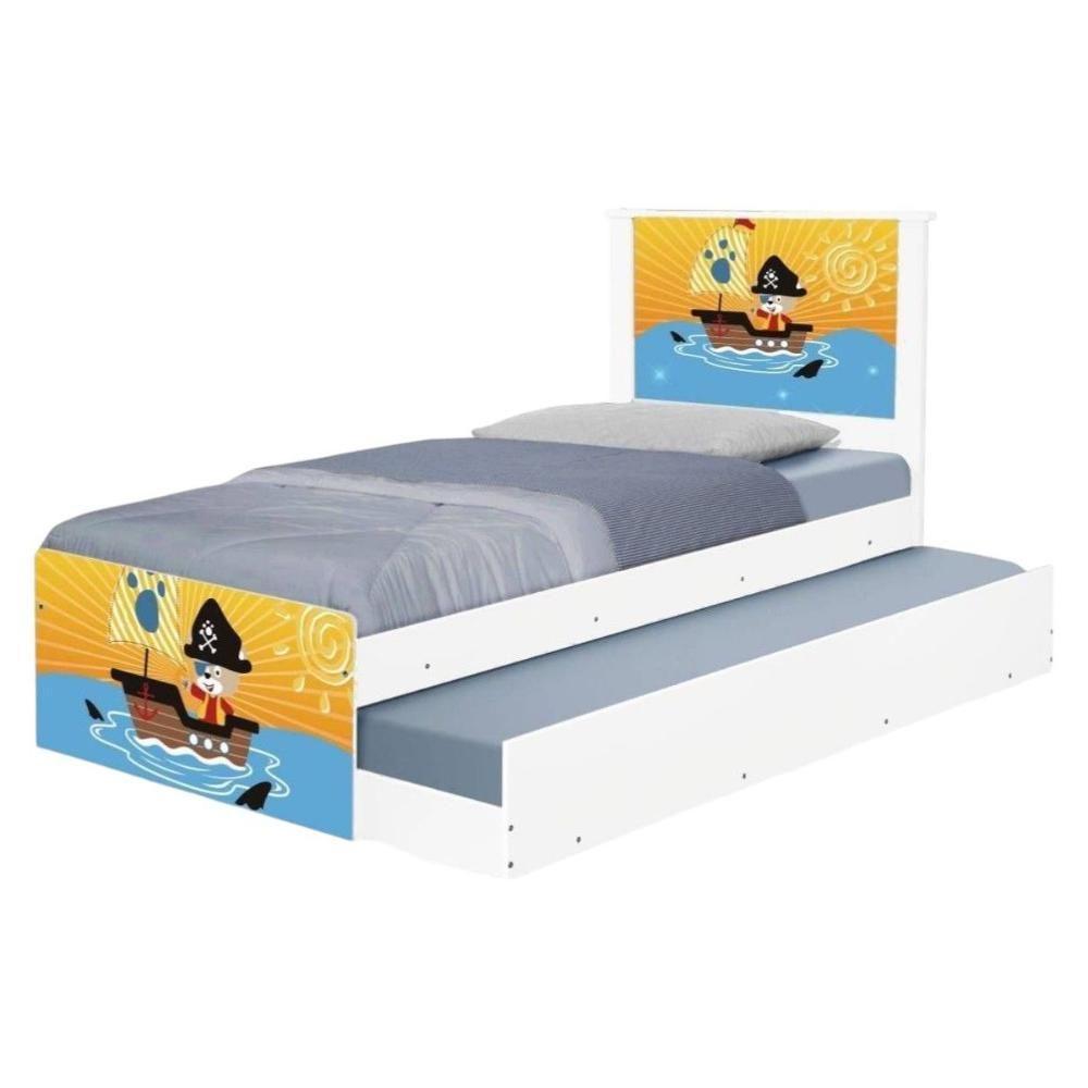 Bi Cama Juvenil Zap Com Cabeceira Pirata - 6