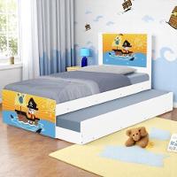 Bi Cama Juvenil Zap Com Cabeceira Pirata - 1