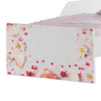 Cama Infantil Tick Rosas Com Colchão - 5