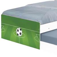 Bi Cama Juvenil Zap Com Cabeceira Futebol Gramado