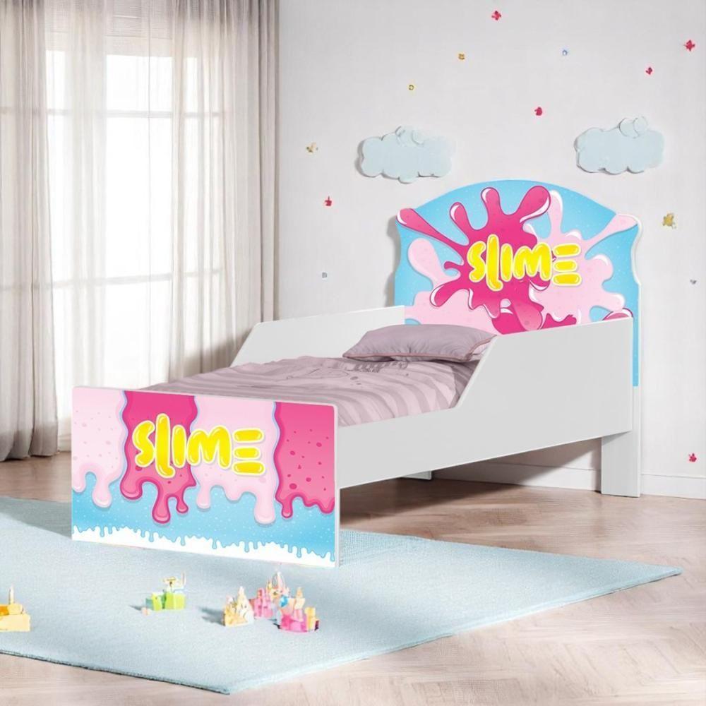Cama Infantil Tick Slime Menina Com Colchão - 1