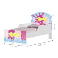 Cama Infantil Tick Slime Menina Com Colchão - 3