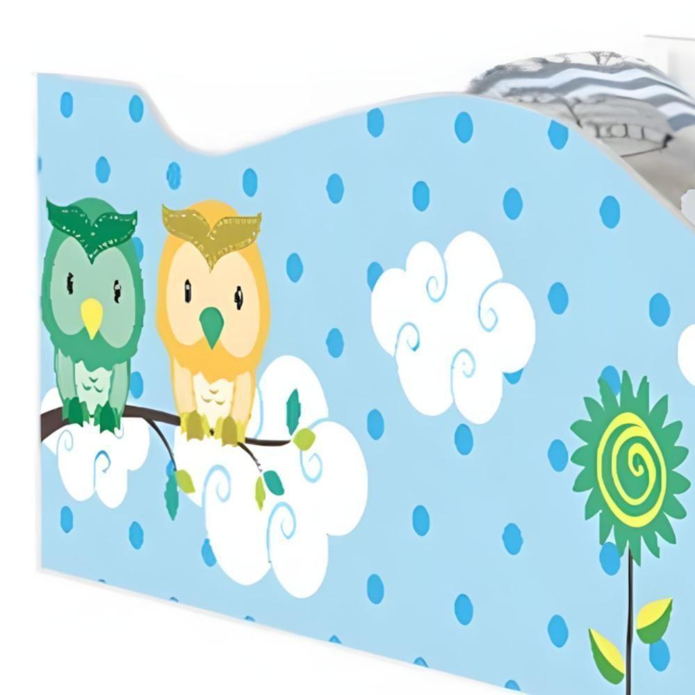 Mini Cama Joy Corujinhas Com Colchão - 4