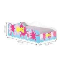 Cama Carro Solteiro Joy Slime Menina Solteiro - 3