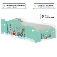 Cama Carro Solteiro Joy Viagem Pelo Mundo Solteiro Com Colchão - 2