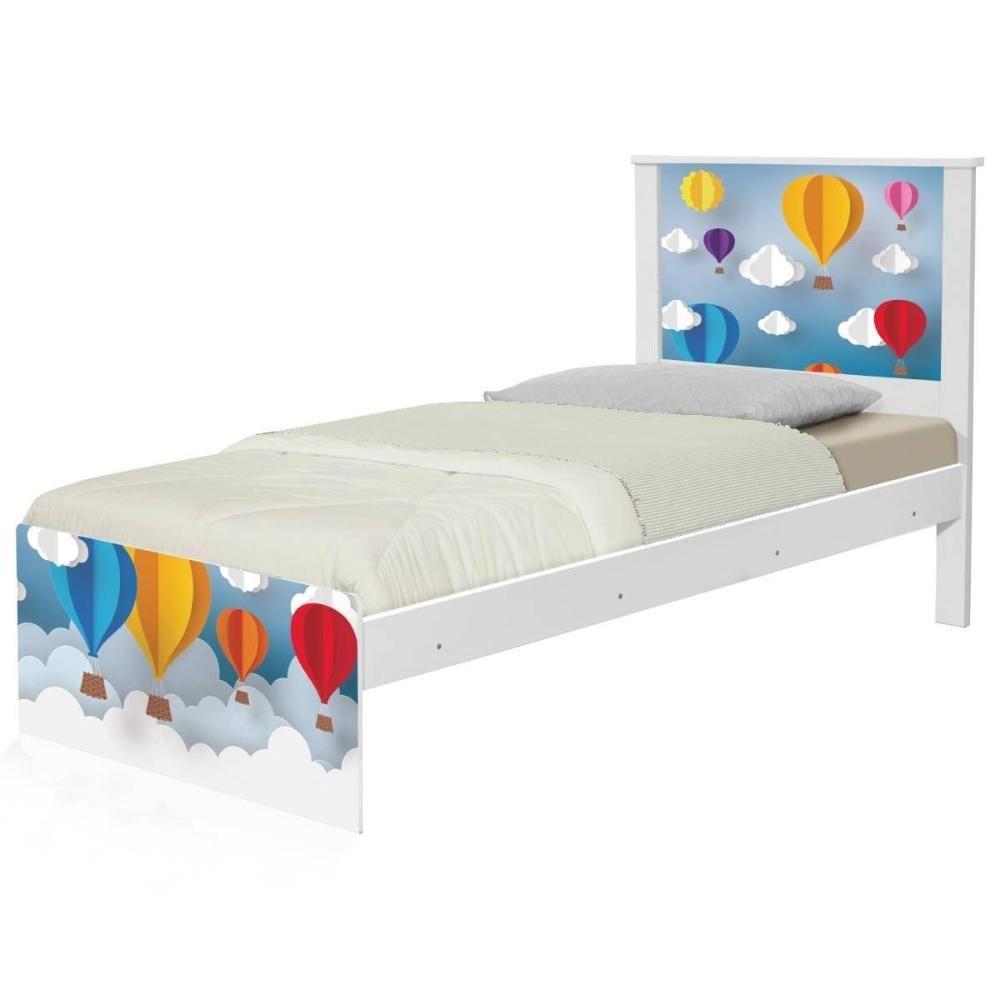 Cama Juvenil Zap Com Cabeceira Balões - 6