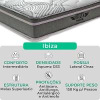 Cama Box Baú Solteirão E Colchão Ibiza Molas V-store Marrom - 2