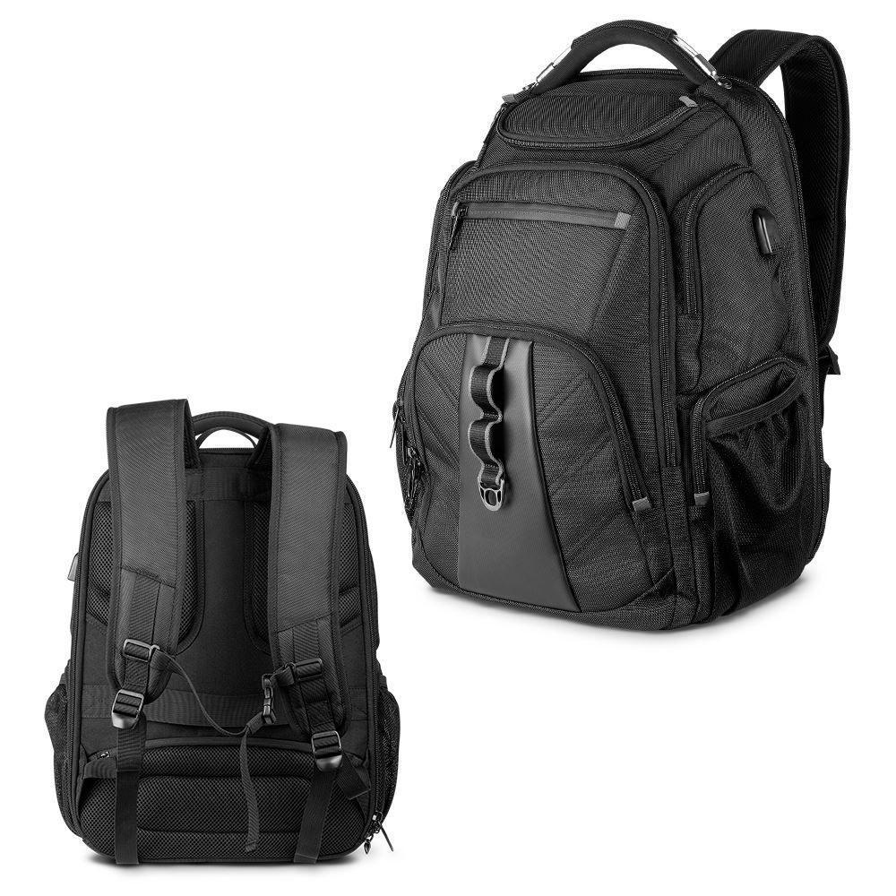 Mochila Executiva Unissex Com Acesso Usb E Compartimentos Inteligentes Para Notebook E Tablet - 3