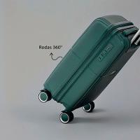 Mala Executiva Compacta 34l Com Cadeado - Estilo E Segurança Para Suas Viagens Em Cinza - 5