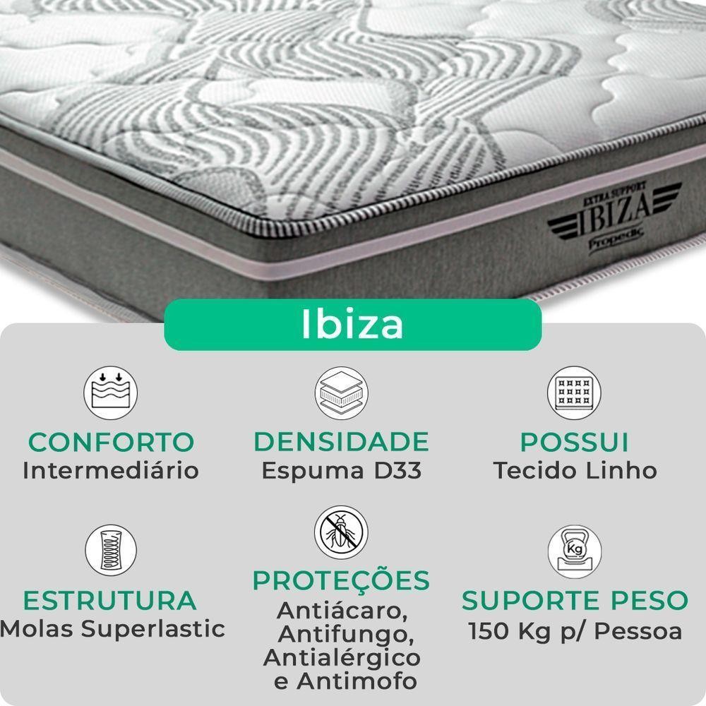Cama Box Baú King Marrom E Colchão Ibiza Molas Vstore - 2