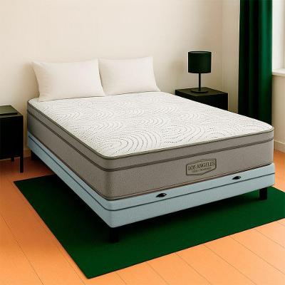 Cama Box Viúvo E Colchão Los Angeles Molas V-store Branco