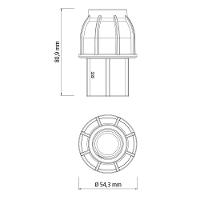 Adaptador De Compressão Rosca Fêmea 25 Mm X 3-4 Tramontina Para Mangueiras De Pead Tramontina - 2