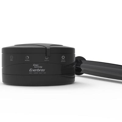 Kit Chuveiro Enerbanho 4t + Braço 6800w-220w Preto Enerbras