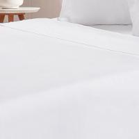 Jogo De Cama Queen 200 Fios Liso 4 Pçs 160x200x35cm Branco - 1