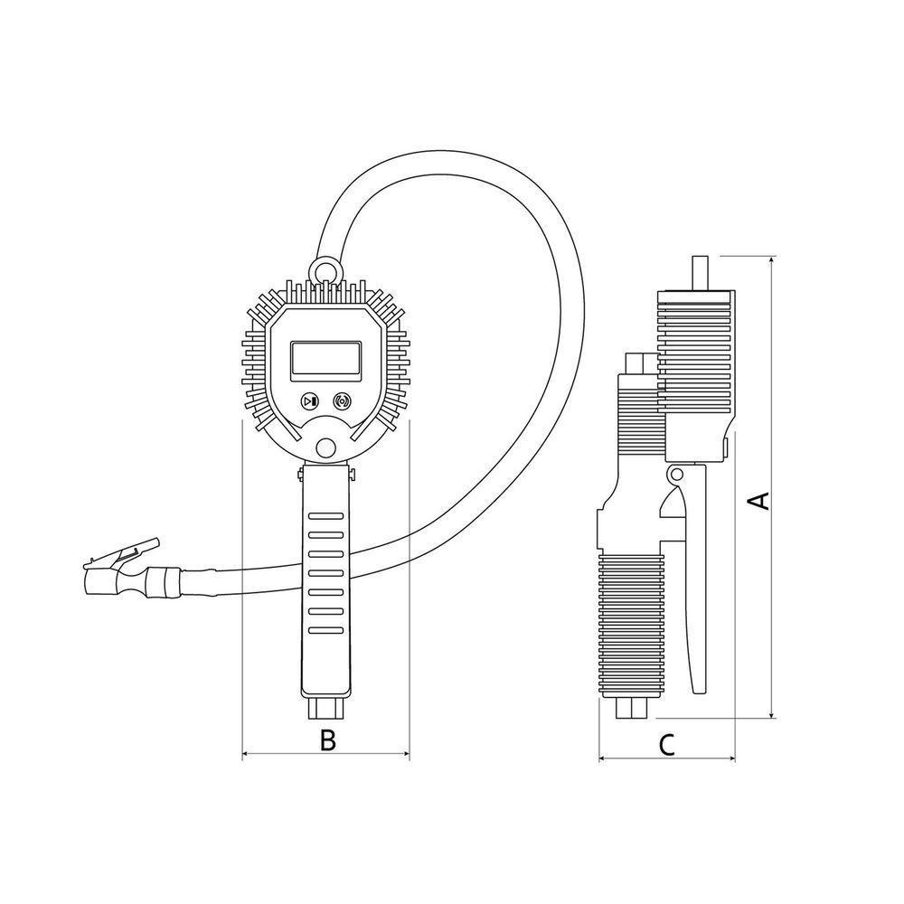 Calibrador Digital De Pneus Tramontina Pro Tramontina - 2