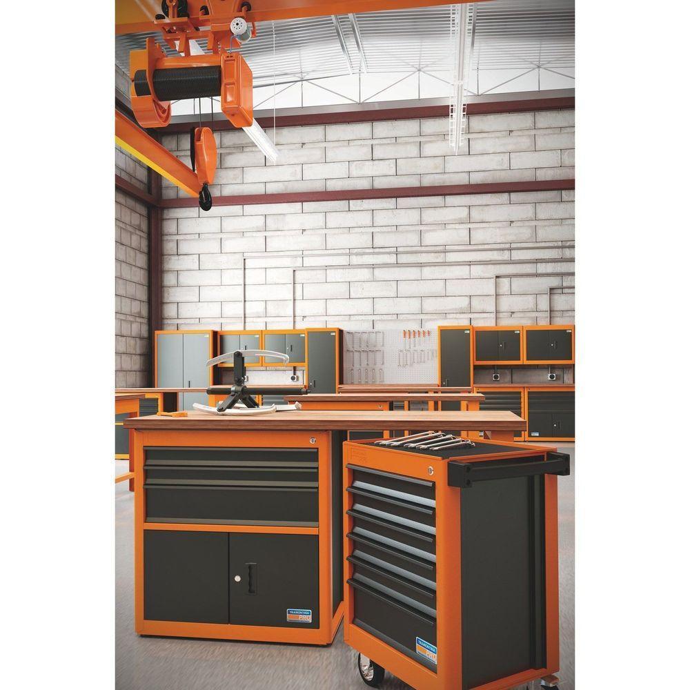 Armário Para Ferramentas Com 1 Porta E Caixas Bin Tramontina Pro Vermelho Tramontina - 4
