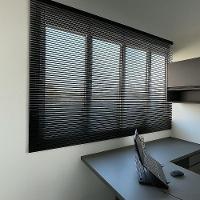 Persiana Horizontal Alumínio 25mm Preto - 1,87m X 1,89m - 5