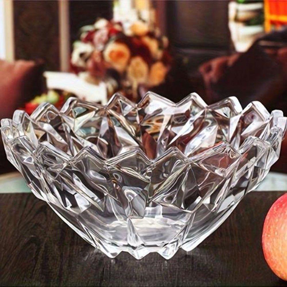 Taça De Sobremesa Bowl Vidro Diamante Transparente Galaxy 280ml Em Casa Tem - 6