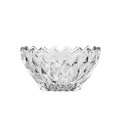 Taça De Sobremesa Bowl Vidro Diamante Transparente Galaxy 280ml Em Casa Tem