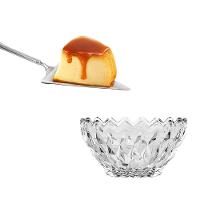 Jogo 8 Taça De Sobremesa Bowl Vidro Diamante Transparente Galaxy 280ml Em Casa Tem - 7