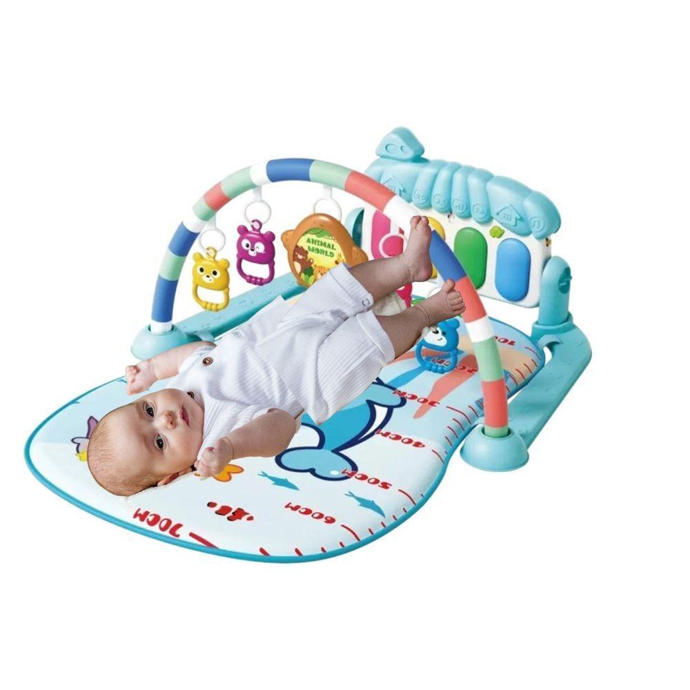 Tapete Bebê De Atividades Musical Com Piano Interativo Toca Musica - 4