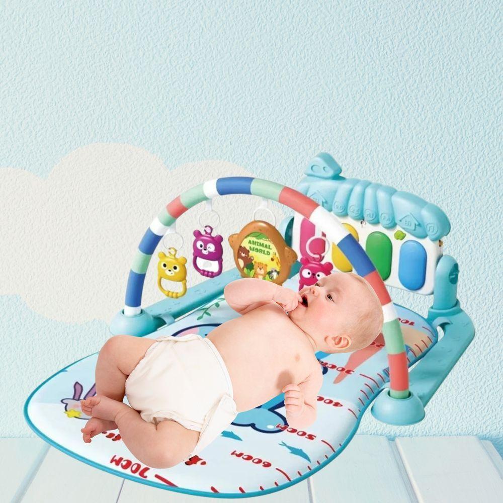 Tapete Bebê De Atividades Musical Com Piano Interativo Toca Musica - 5