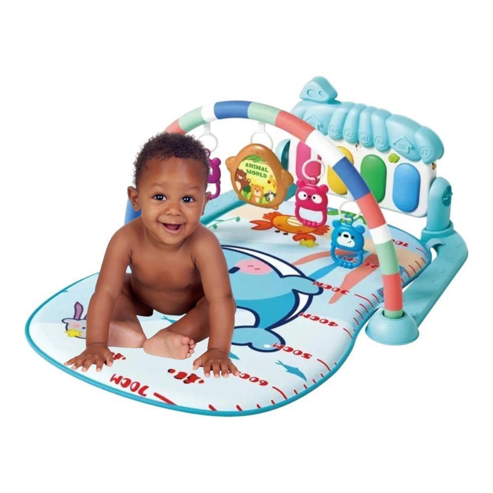 Tapete Bebê De Atividades Musical Com Piano Interativo Toca Musica - 7