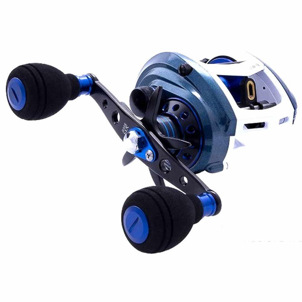 Carretilha Para Pesca Maruri Sw 10 Rolamentos Big Game Lado Da Manivela Direita - 6