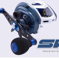 Carretilha Para Pesca Maruri Sw 10 Rolamentos Big Game Lado Da Manivela Direita - 10